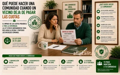 vecino no paga las cuotas de la comunidad