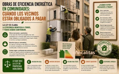 Obras de eficiencia energética en comunidades: cuándo los vecinos están obligados a pagar