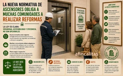 La nueva normativa de ascensores obliga a muchas comunidades a realizar reformas