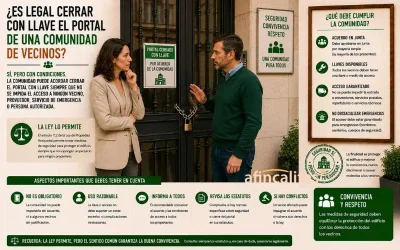cerrar con llave el portal