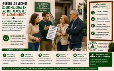 mejoras en las instalaciones de una comunidad