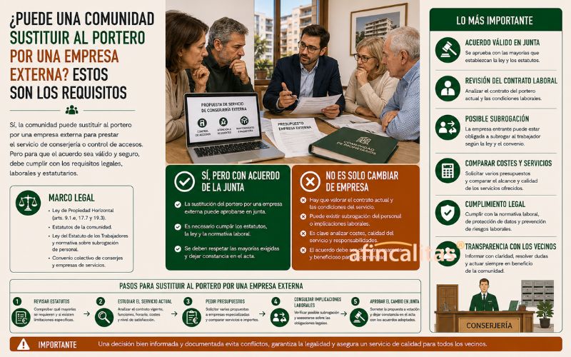 externalizar servicio de portería