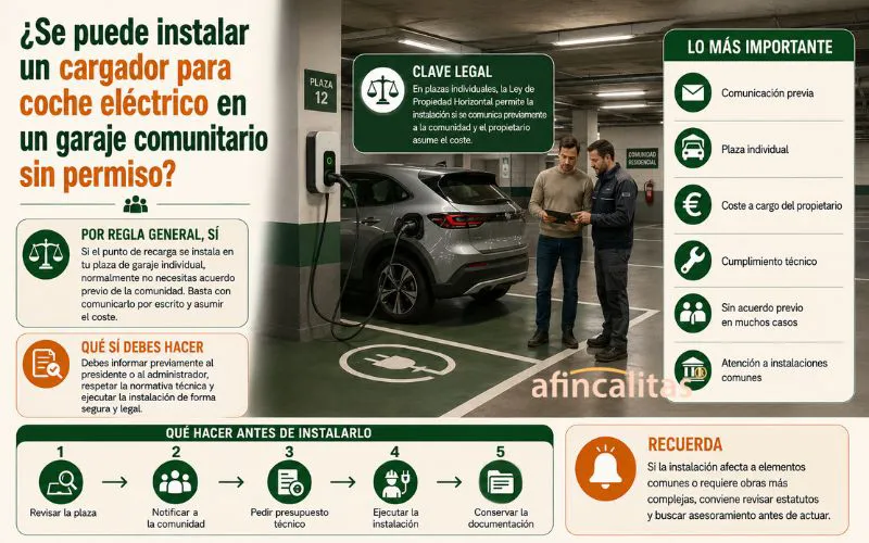 instalar cargador coche eléctrico