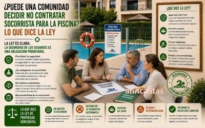 ¿Puede una comunidad decidir no contratar socorrista para la piscina? Lo que dice la ley