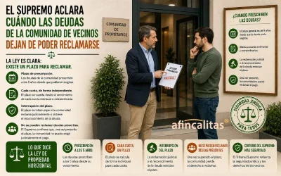 El Supremo aclara cuándo las deudas de la comunidad de vecinos dejan de poder reclamarse