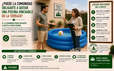 piscina hinchable terraza