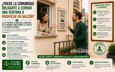 cerrar ventana modificar balcón comunidad