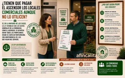 locales comerciales gastos del ascensor