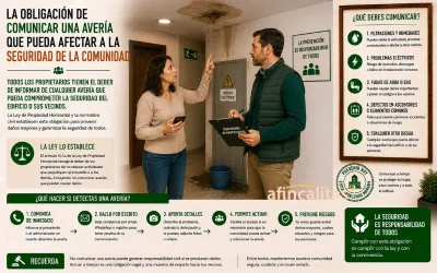 comunicar una avería en la comunidad