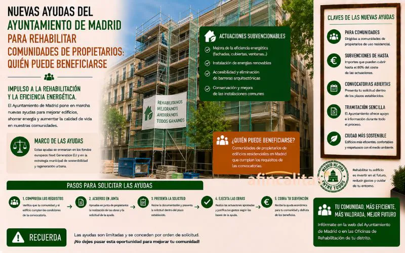 ayudas para rehabilitar comunidades