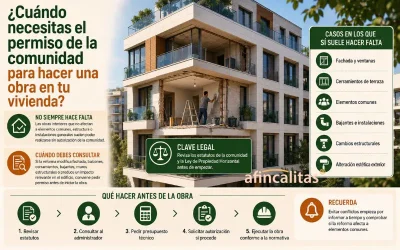 permiso de la comunidad hacer obra
