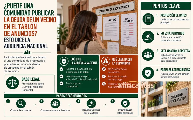 publicar deuda vecino moroso