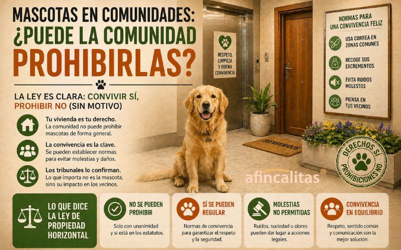 Mascotas en comunidades de vecinos: qué dice la ley sobre su prohibición y cuáles son tus derechos