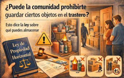 ¿Puede la comunidad prohibirte guardar ciertos objetos en el trastero? La ley lo confirma