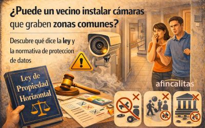 ¿Puede un vecino instalar cámaras que graben zonas comunes? La ley lo deja claro